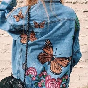 LF CARMAR BUTTERFLY DENIM JACKET